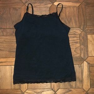 GIRLS Black Cami Size XL(14)